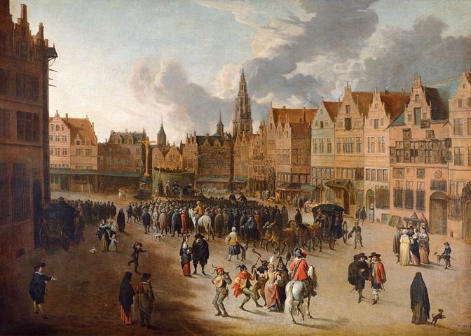 De Meir te Antwerpen, gesign. 164(?)