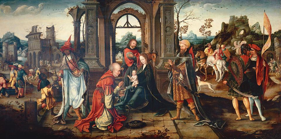 Aanbidding der koningen, ± 1515