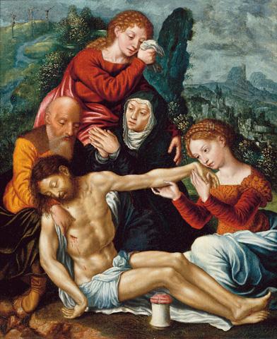 The lamentation of Christ