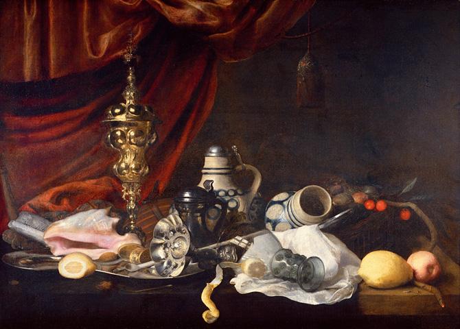 Stilleven, gesigneerd
