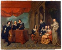 Portret van een muzikale familie - Gonzales Coques