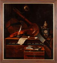 Stilleven met klavecimbel, Pieter van Roerstraeten