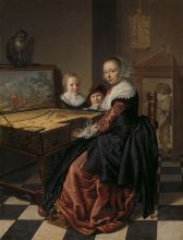 Virginaalspeelster, Jan Miense Molenaer