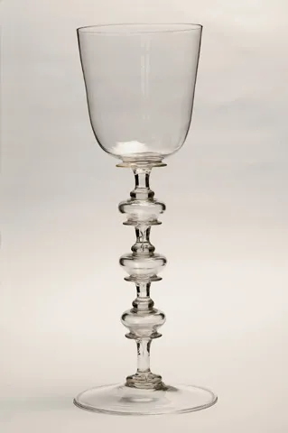 Zuid-Nederlands wijnglas, midden 17de eeuw